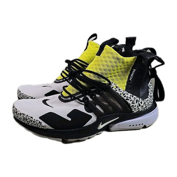 Nike Other - Nike Air Presto Mid Acronym Dynamic Yellow Mens Shoe Sz 9 Athletic Collab